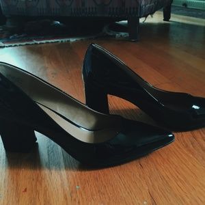 Black Patent Pumps